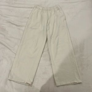 brandy melville open leg sweats